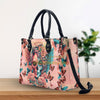 SKULL LADY EVIL AND ANGEL LEATHER HANDBAG