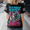 PUT MYSELF FIRST ALL OVER PRINT