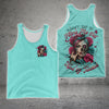 DON'T TRY TO FIGURE ME OUT SKULL HALF LADY ALL OVER PRINT