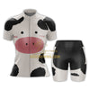 BigCrowns | Cow Cycling Short Sleeve Cycling Kit