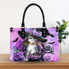 LADY WITCH HALLOWEEN LEATHER HANDBAG