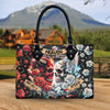 HEAVEN DON'T WANT ME LEATHER HANDBAG