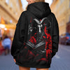 Unique Design Satanic Style The Prayer of The Goat Devil Dark Mystic Rock Sports Hoodie