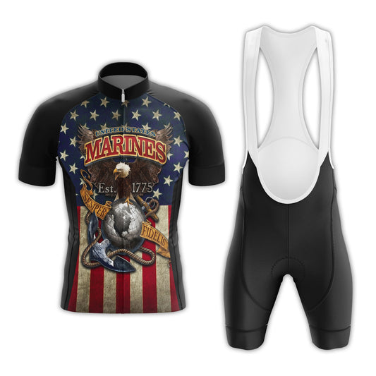 BigCrowns | Retro Marines Cycling Kit