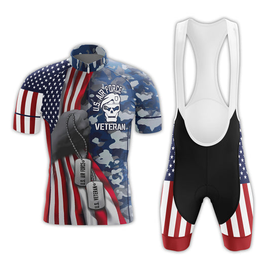 BigCrowns | US Air Force Veteran Flag Cycling Kit