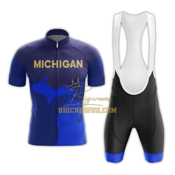 BigCrowns | Michigan State Short Sleeve Cycling Kit
