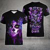 I'M NOT PRINCESS IM F*KING QUEEN PURPLE ALL OVER PRINT CUSTOM MONTH SHIRT