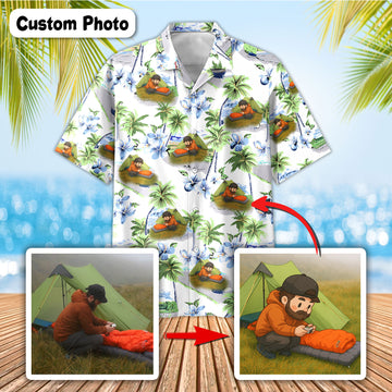 Custom Photo Convert Your Image Into Cute Version Hawaiian Shirts