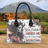 YOU COULDN'T HANDLE ME LEATHER HANDBAG