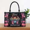ZERO F GIVEN  SKULL LEATHER HANDBAG