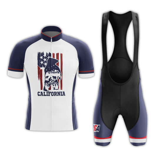 BigCrowns | California Bear Short Sleeve Cycling Kit