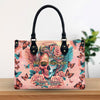 SKULL LADY EVIL AND ANGEL LEATHER HANDBAG