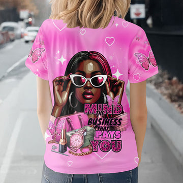 MIND THE BUSINESS ALL OVER PRINT