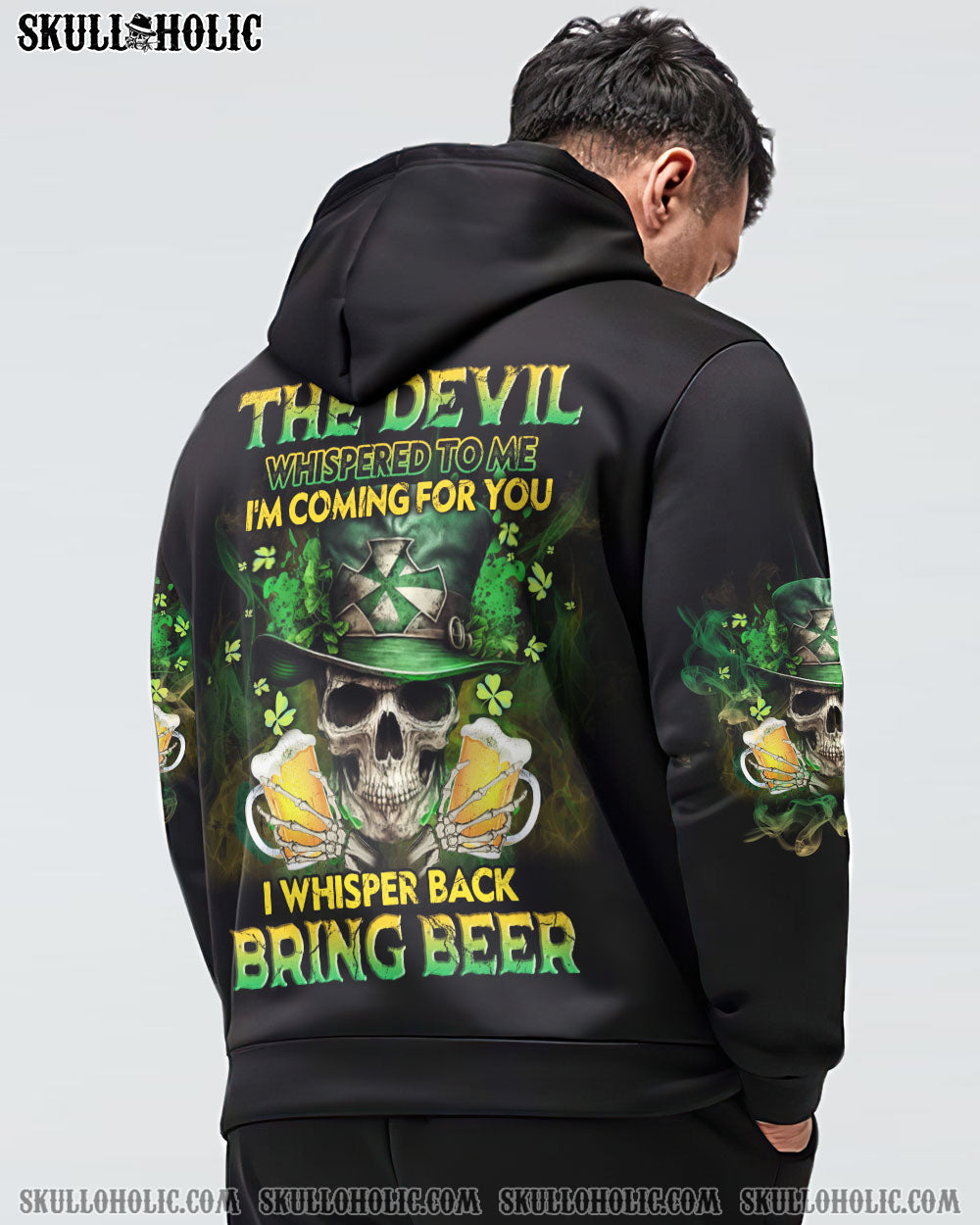 ST. PATRICK'S DAY BEER SKULL ALL OVER PRINT - YHLN1302233