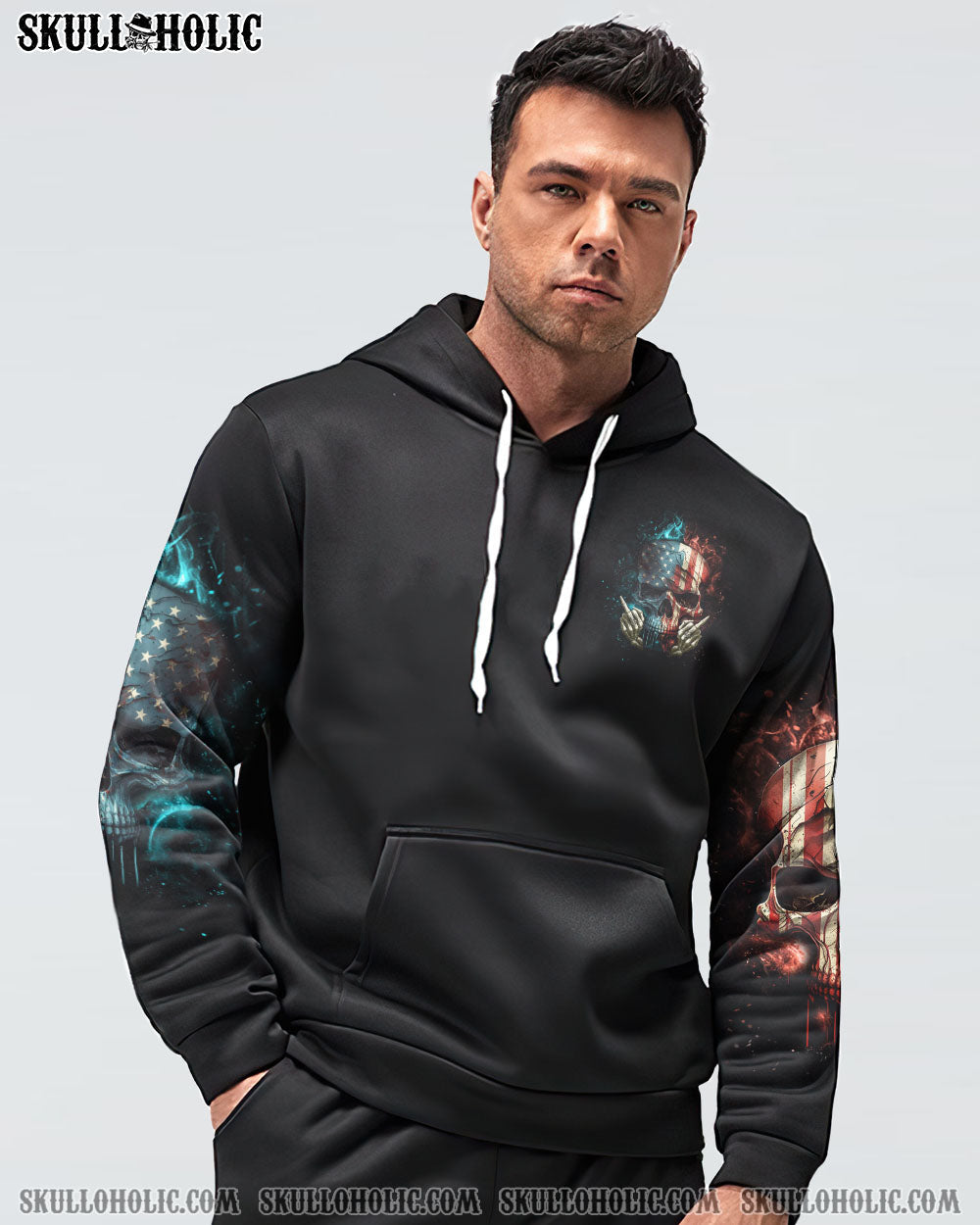 MY GIVE A F FLAG SKULL ALL OVER PRINT - YHHN0802231