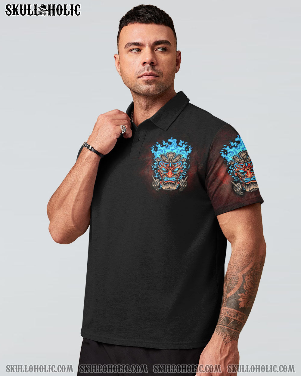 WHICH LUCKY ONE ARE YOU SKULL TIKI ALL OVER PRINT - YHLN3003234