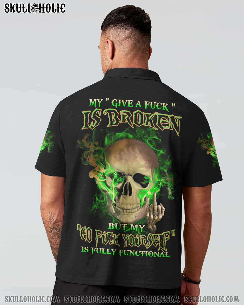 MY GIVE A F SKULL ALL OVER PRINT - YHHN0202231