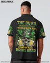 ST. PATRICK'S DAY BEER SKULL ALL OVER PRINT