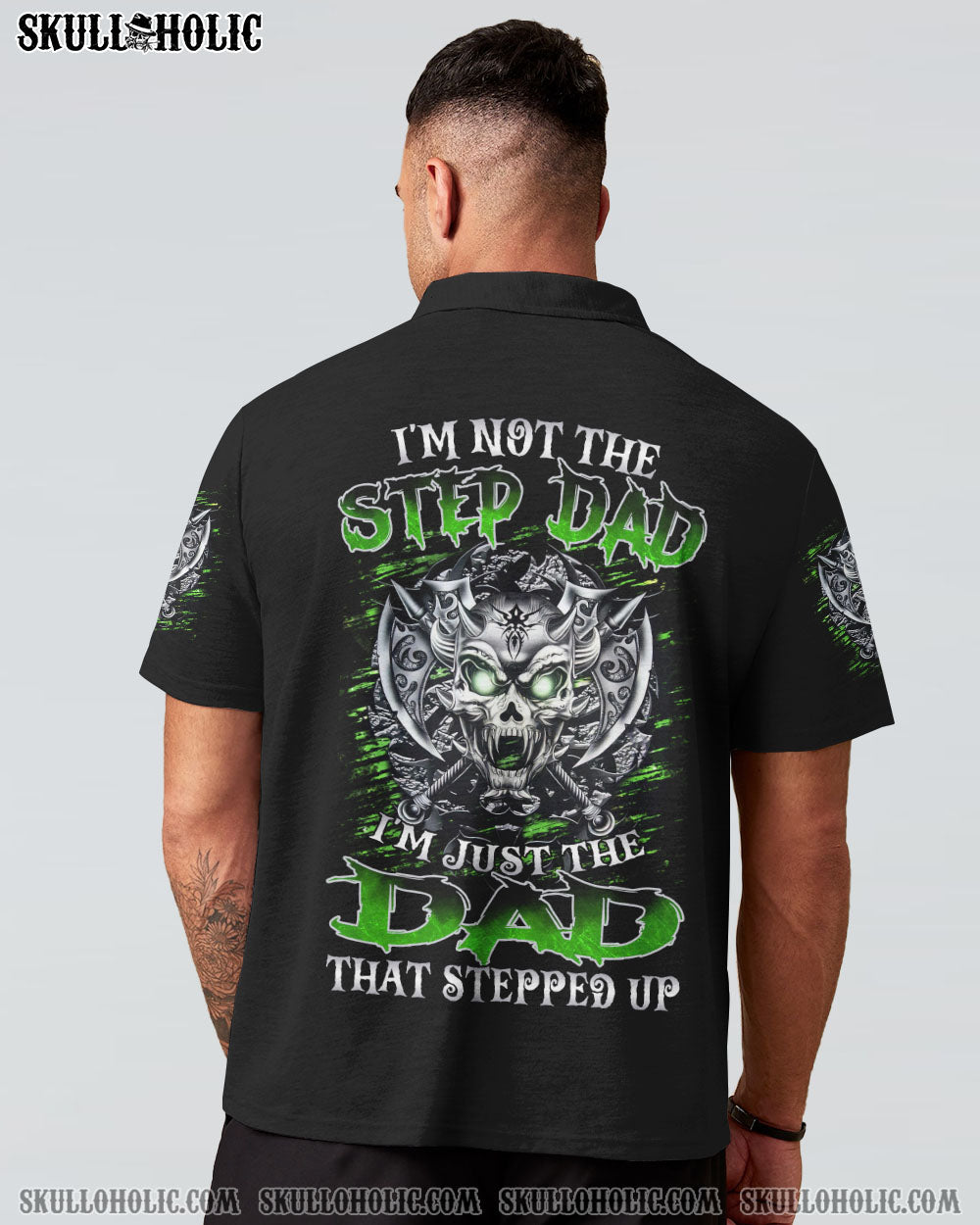 I'M NOT THE STEP DAD SKULL ALL OVER PRINT - TLNZ2804232