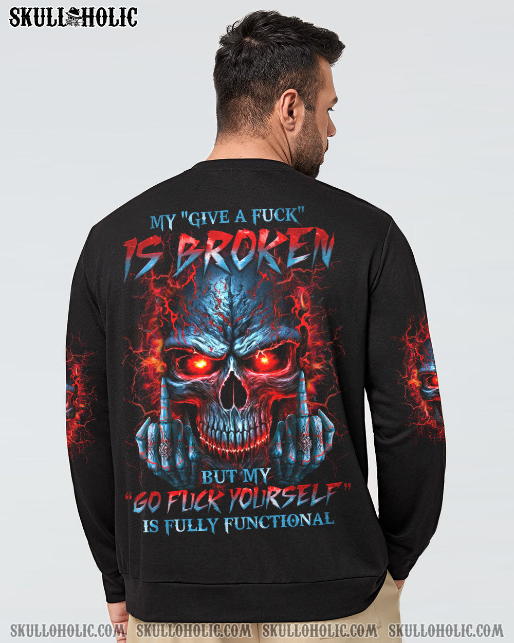 MY GIVE A F MADLY SKULL ALL OVER PRINT - TLNO2903232