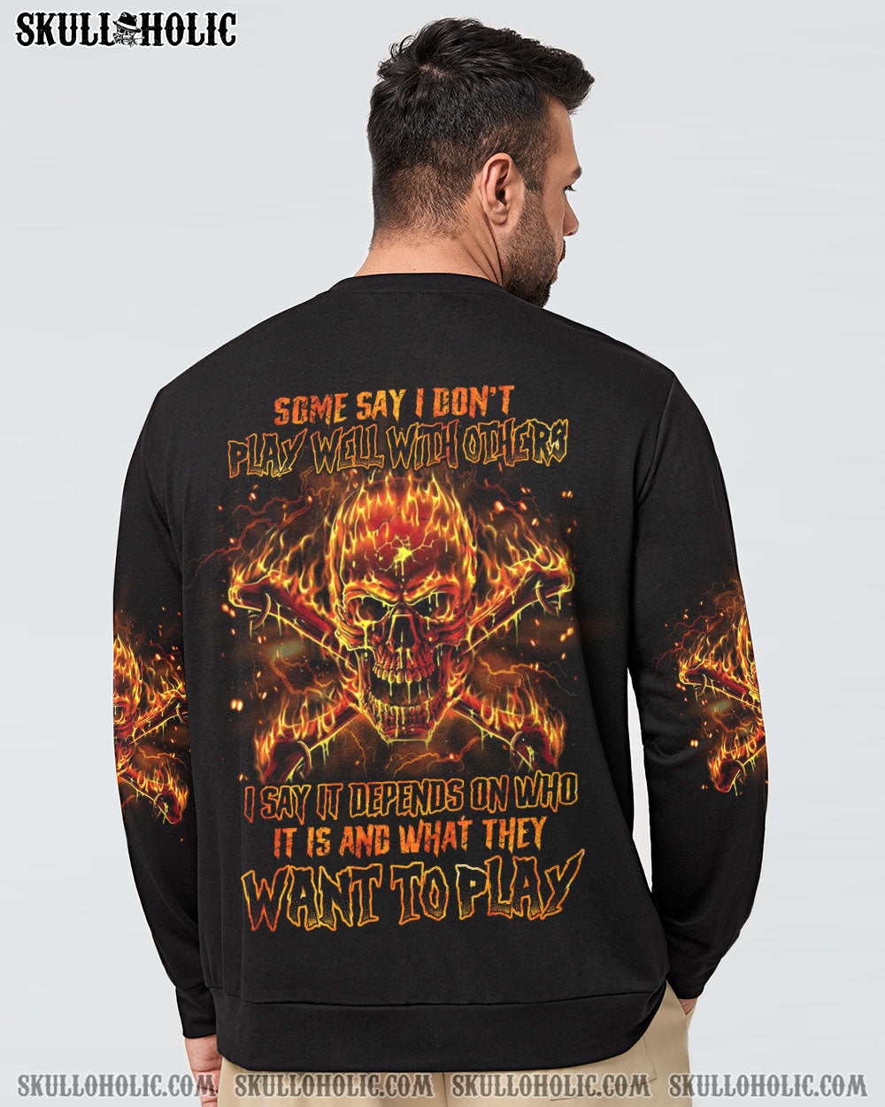 SOME SAY I DON'T PLAY WELL WITH OTHERS ALL OVER PRINT - YHLN1605232