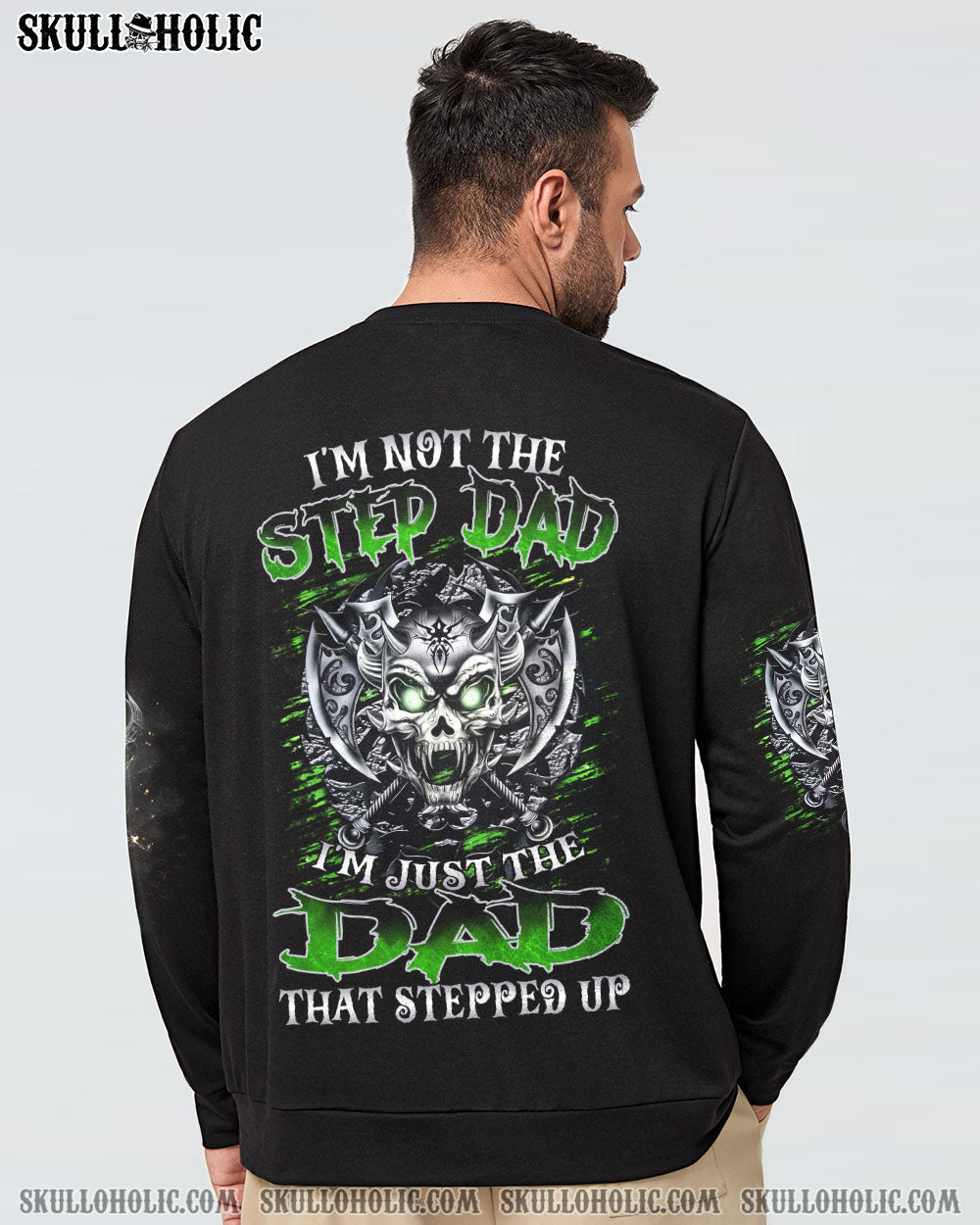 I'M NOT THE STEP DAD SKULL ALL OVER PRINT - TLNZ2804232