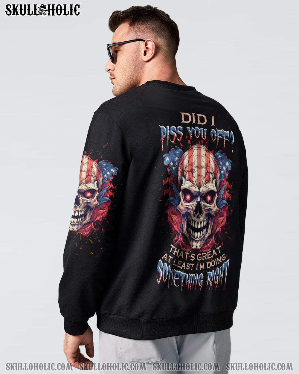 DID I PISS YOU OFF SKULL FLAG ALL OVER PRINT - TLNZ1505232