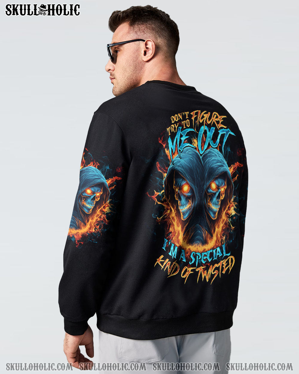 DON'T TRY TO FIGURE ME OUT SKULL REAPER ALL OVER PRINT - TLNO1506233