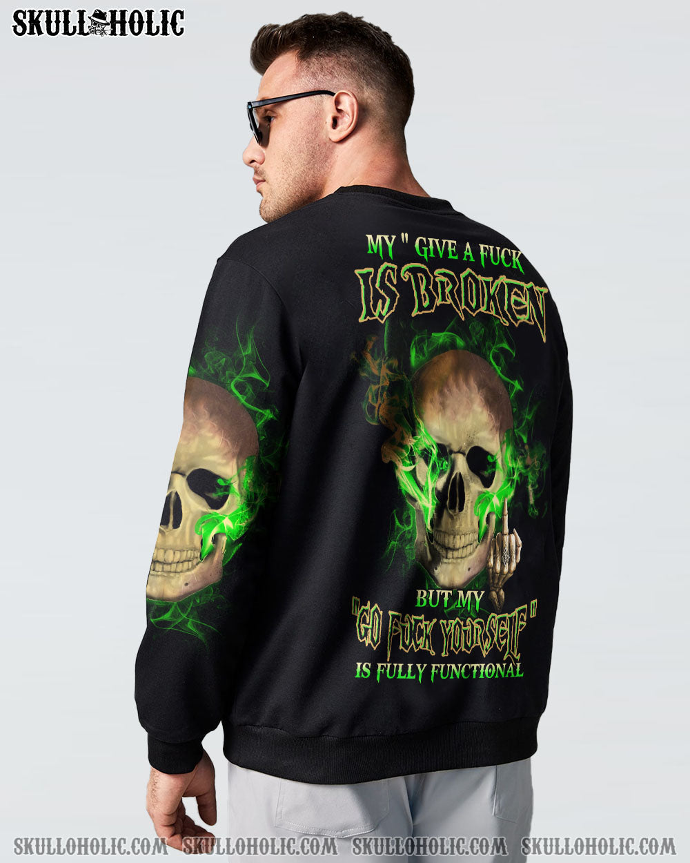MY GIVE A F SKULL ALL OVER PRINT - YHHN0202231