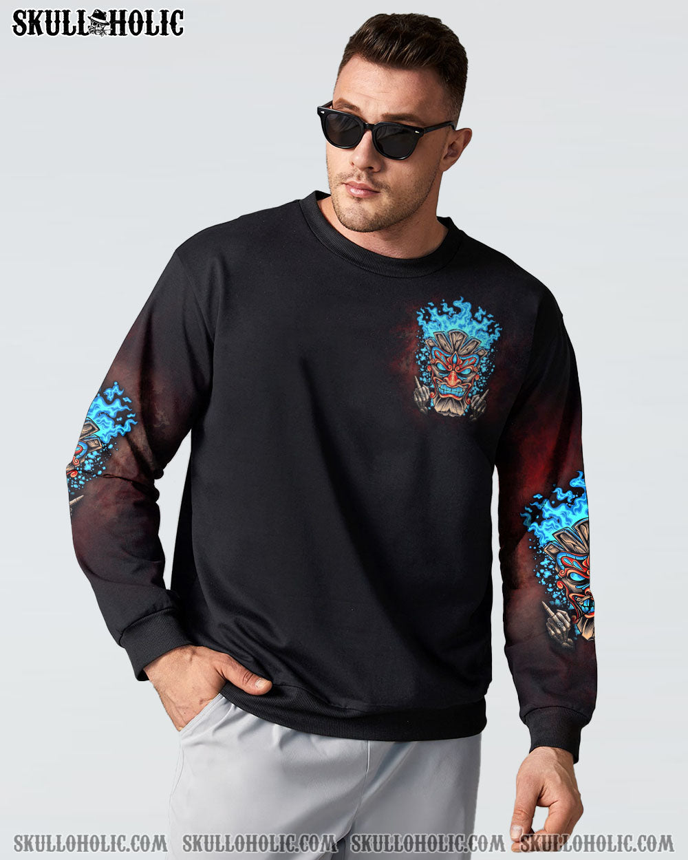 WHICH LUCKY ONE ARE YOU SKULL TIKI ALL OVER PRINT - YHLN3003234