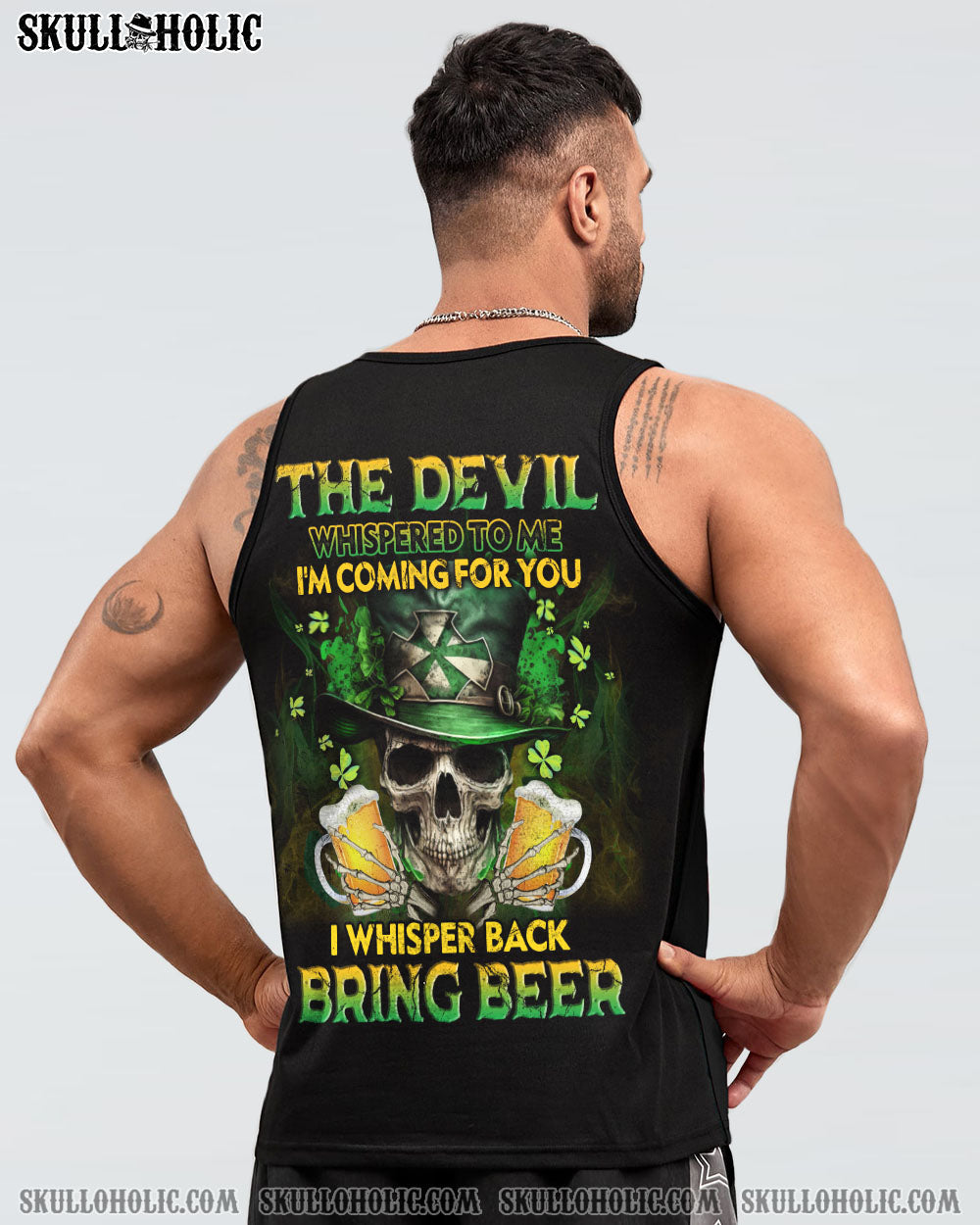 ST. PATRICK'S DAY BEER SKULL ALL OVER PRINT - YHLN1302233