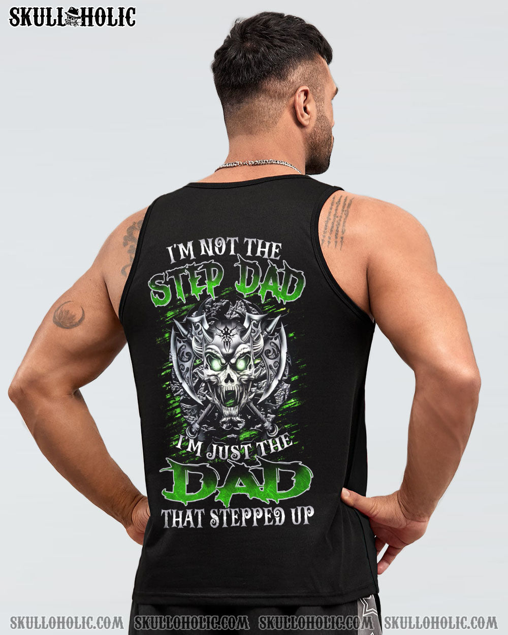 I'M NOT THE STEP DAD SKULL ALL OVER PRINT - TLNZ2804232