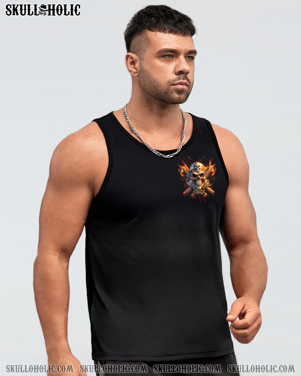 YOUR FIRST MISTAKE FIRE SKULL ALL OVER PRINT - YHHN1003232