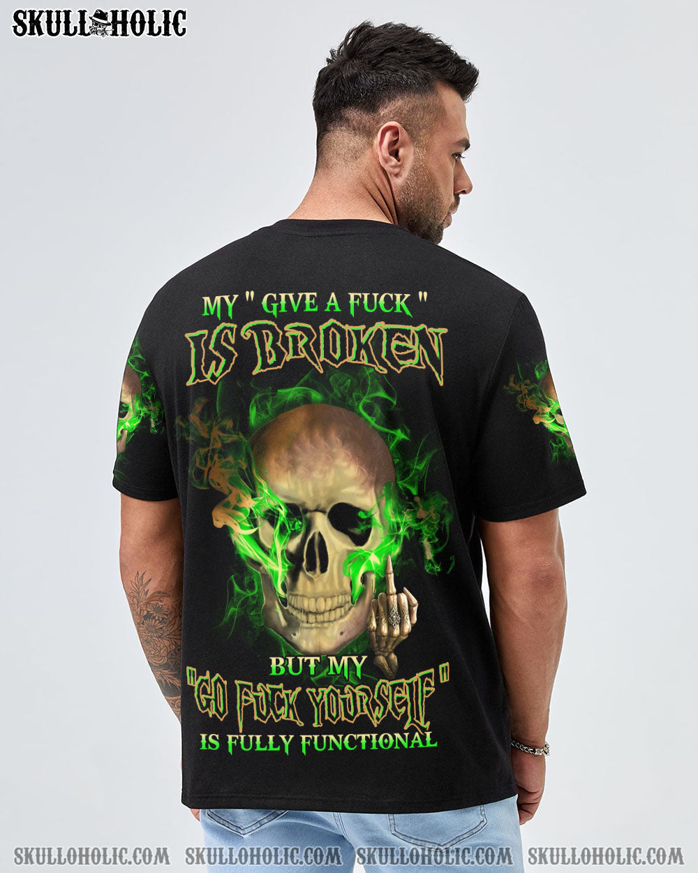 MY GIVE A F SKULL ALL OVER PRINT - YHHN0202231