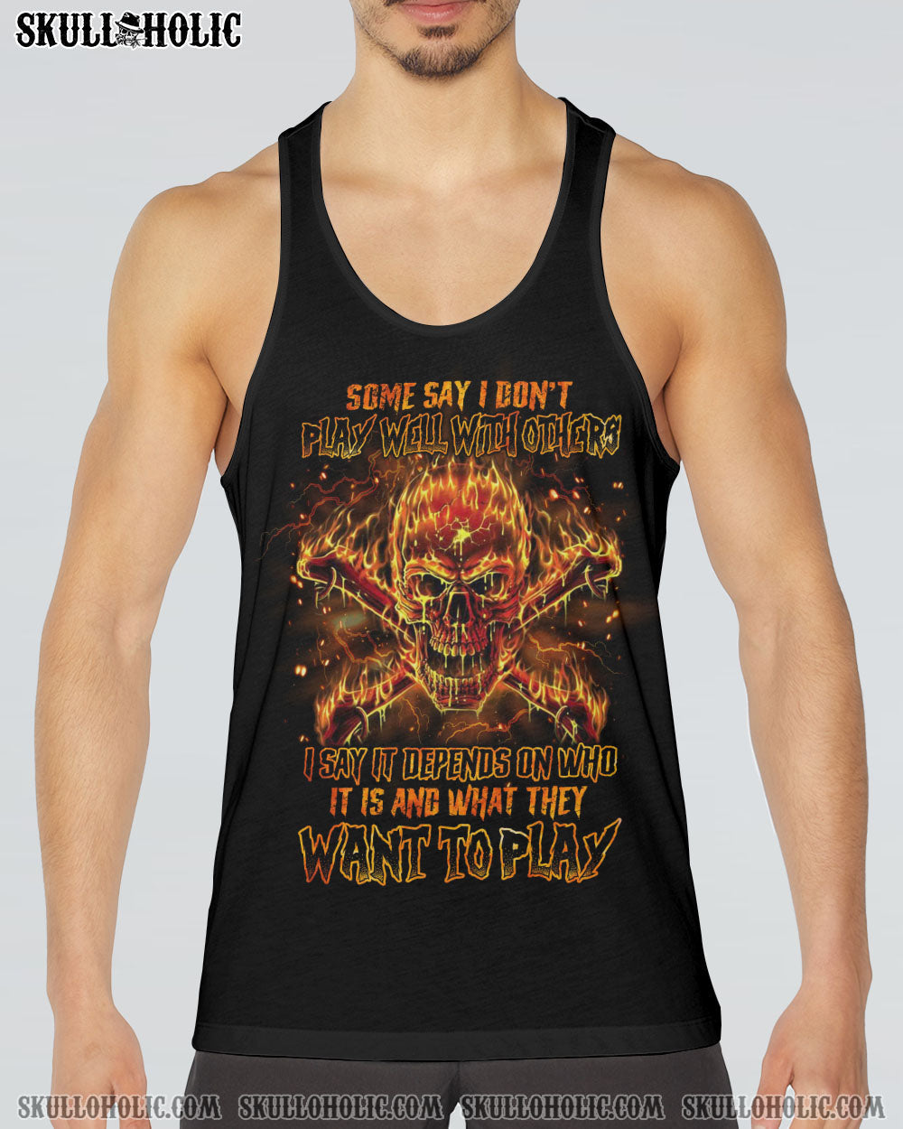 SOME SAY I DON'T PLAY WELL WITH OTHERS ALL OVER PRINT - YHLN1605232