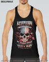 ATTENTION I AM OUT OF ORDER SKULL FLAG ALL OVER PRINT - TLNT1005233
