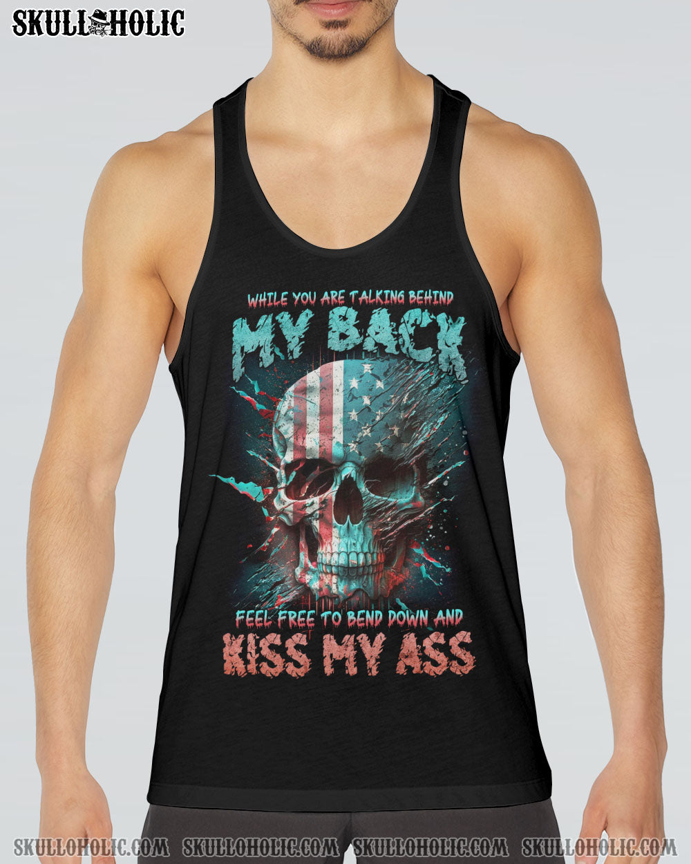 WHILE YOU'RE TALKING BEHIND MY BACK SKULL ALL OVER PRINT - TLNZ0905231