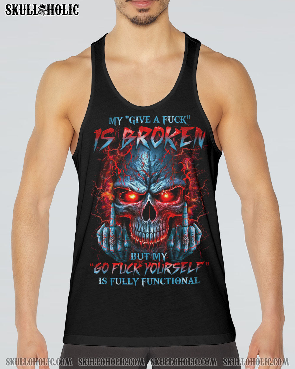 MY GIVE A F MADLY SKULL ALL OVER PRINT - TLNO2903232