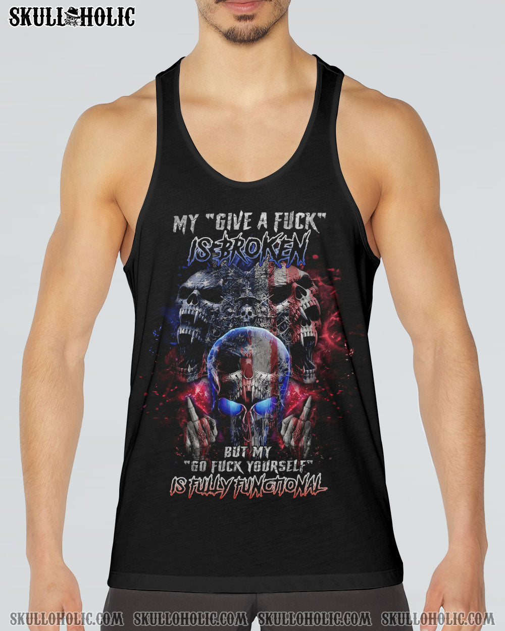 MY GIVE A F FLAG ALL OVER PRINT - YHNT0404232