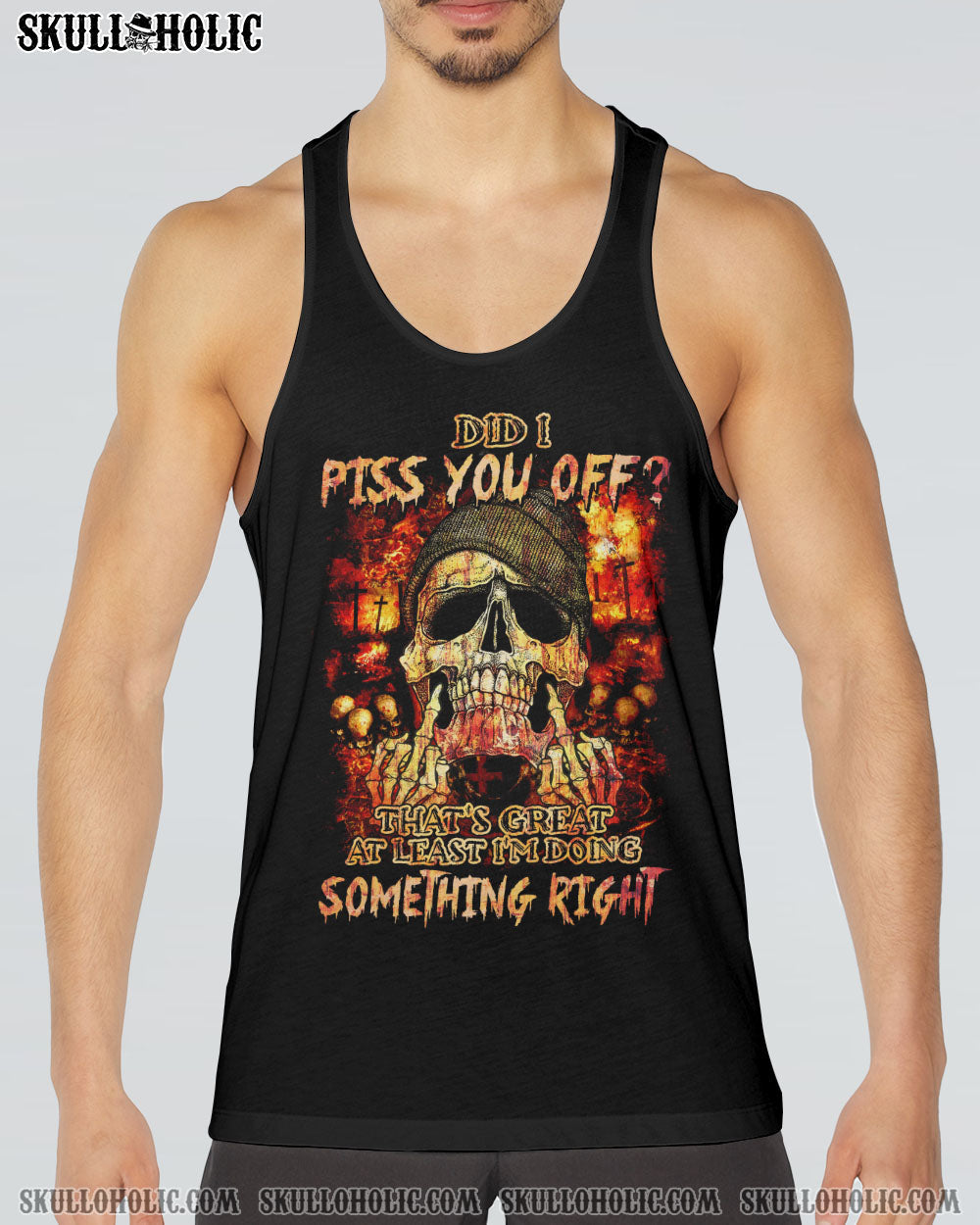 DID I PISS YOU OFF SKULL ALL OVER PRINT - TLTM1401231