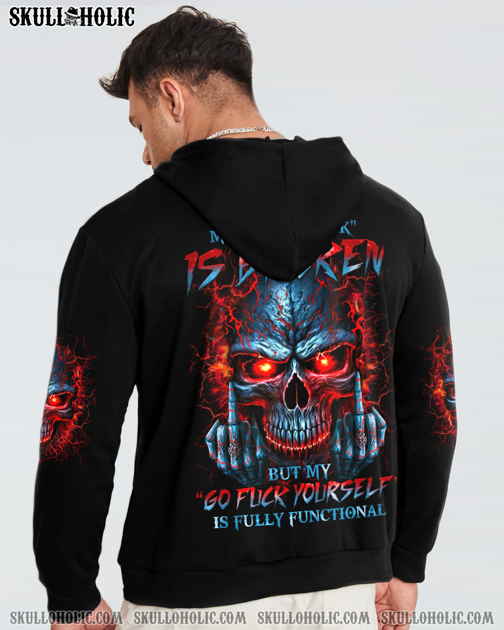 MY GIVE A F MADLY SKULL ALL OVER PRINT - TLNO2903232