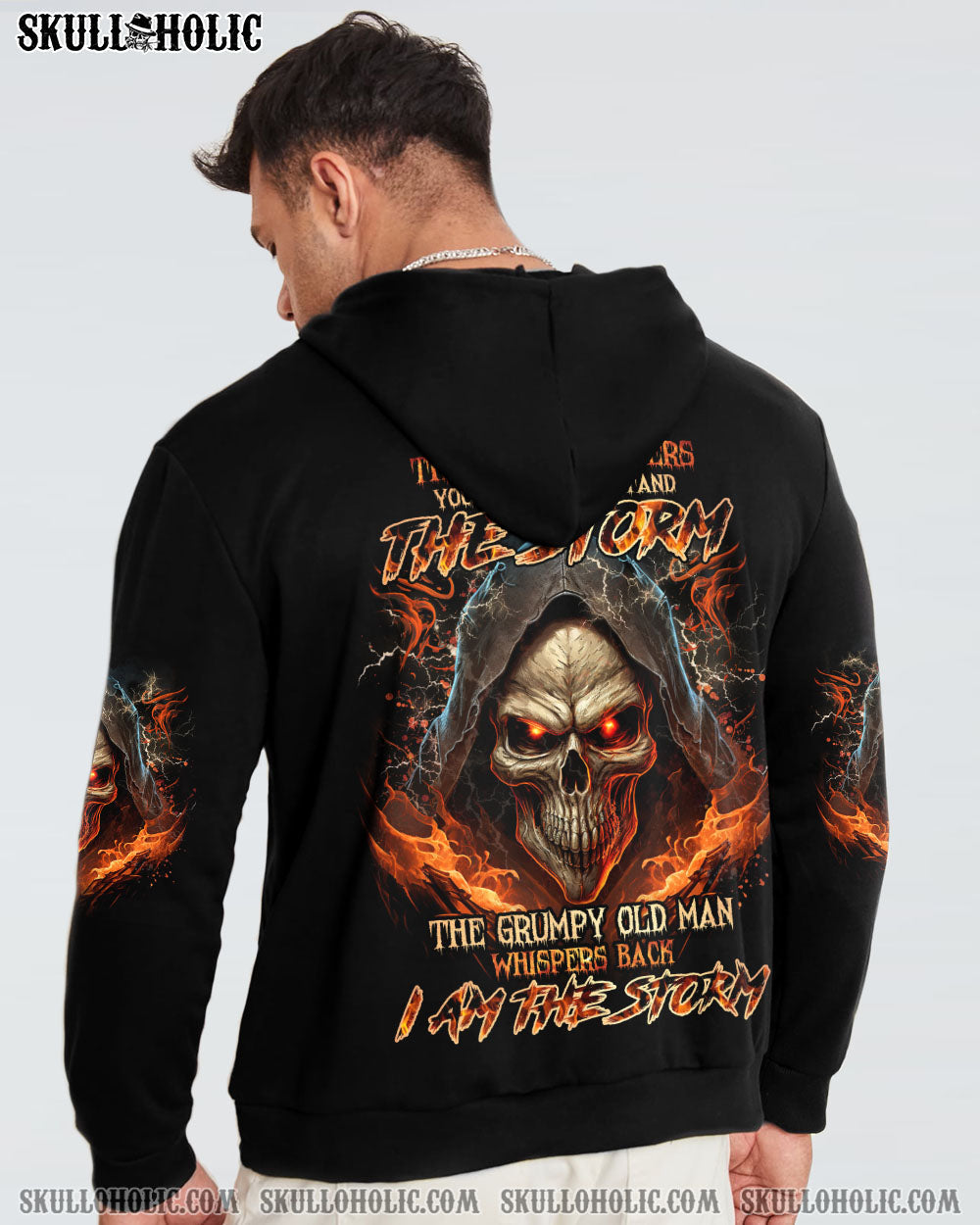 I AM THE STORM GRUMPY OLD MAN ALL OVER PRINT - TLNO0803235