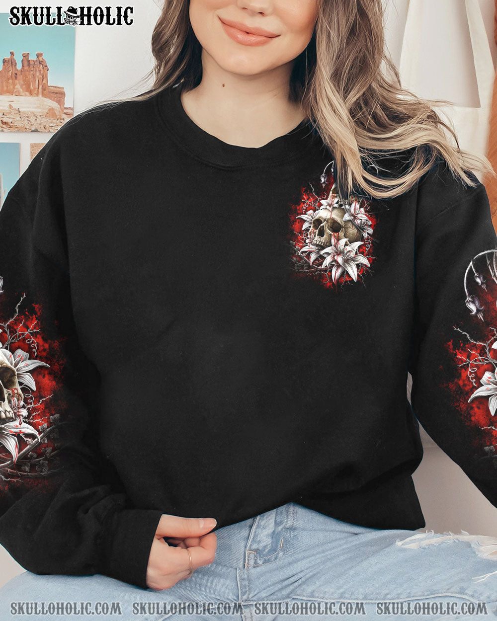 I HOLD A BEAST AN ANGEL ALL OVER PRINT - YHDU3103231