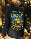 CAMPING WITHOUT BEER IS JUST SITTING IN THE WOODS ALL OVER PRINT - TYTM2604233