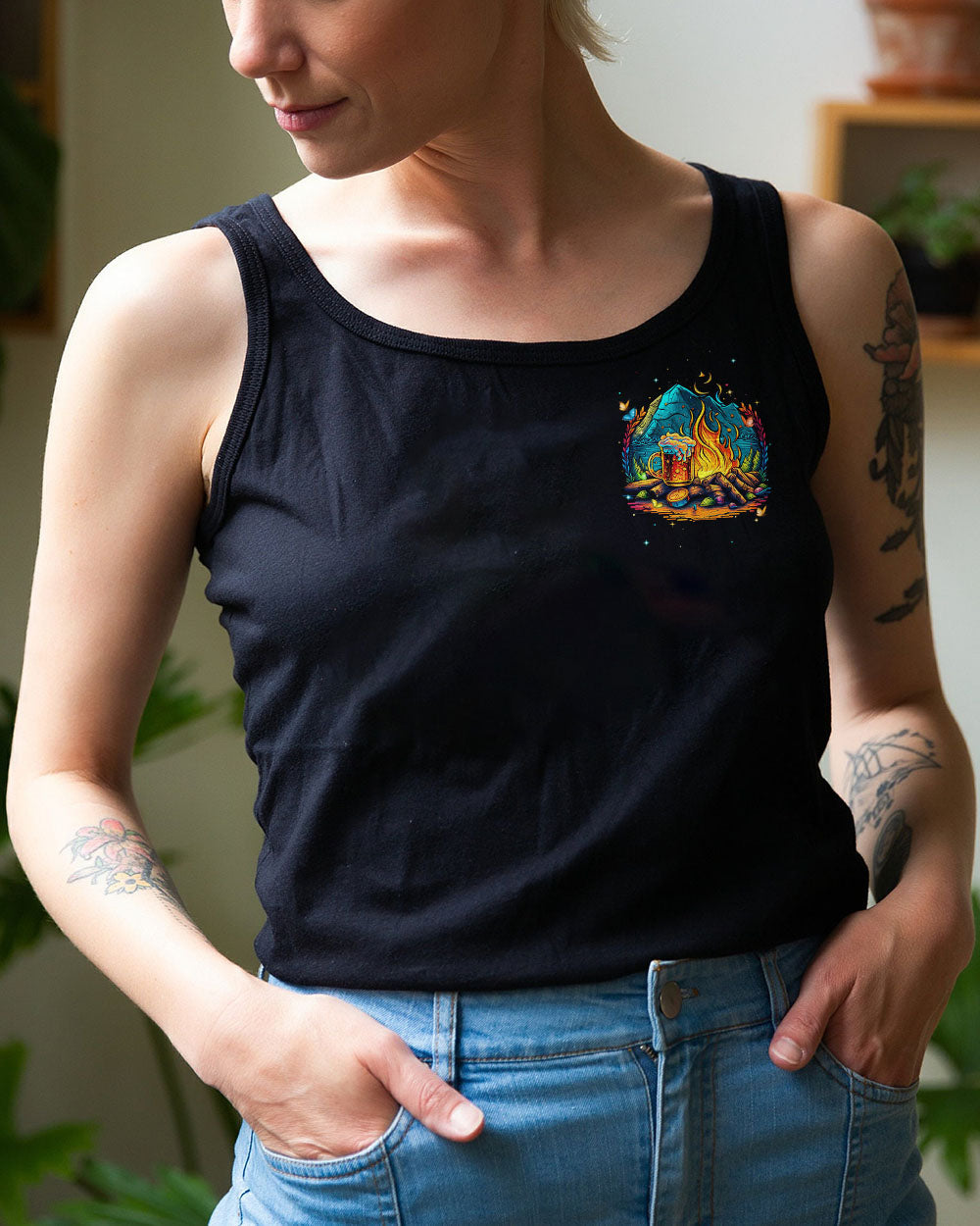 CAMPING WITHOUT BEER IS JUST SITTING IN THE WOODS ALL OVER PRINT - TYTM2604233
