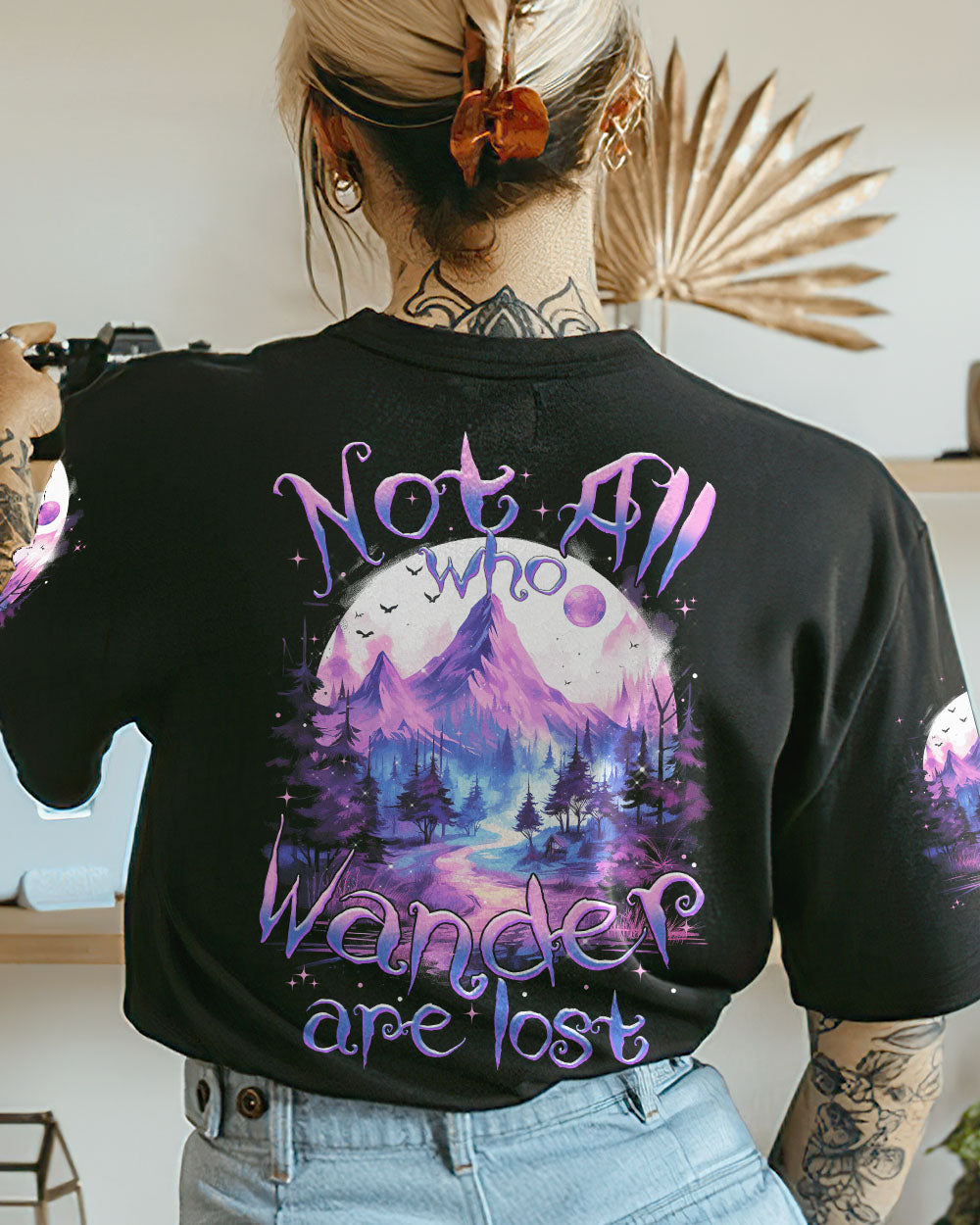 NOT ALL WHO WANDER ARE LOST ALL OVER PRINT - TYTM2308233