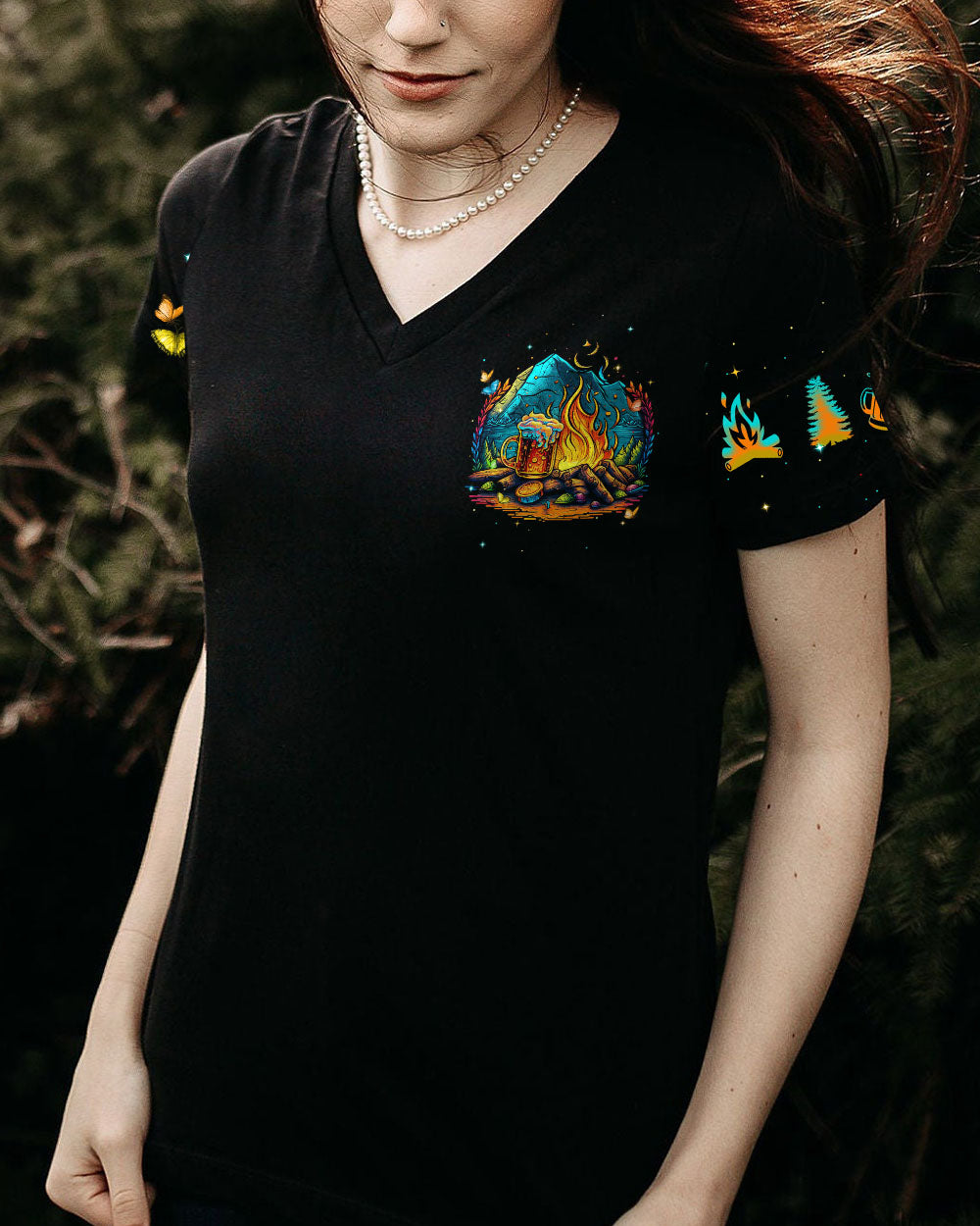 CAMPING WITHOUT BEER IS JUST SITTING IN THE WOODS ALL OVER PRINT - TYTM2604233