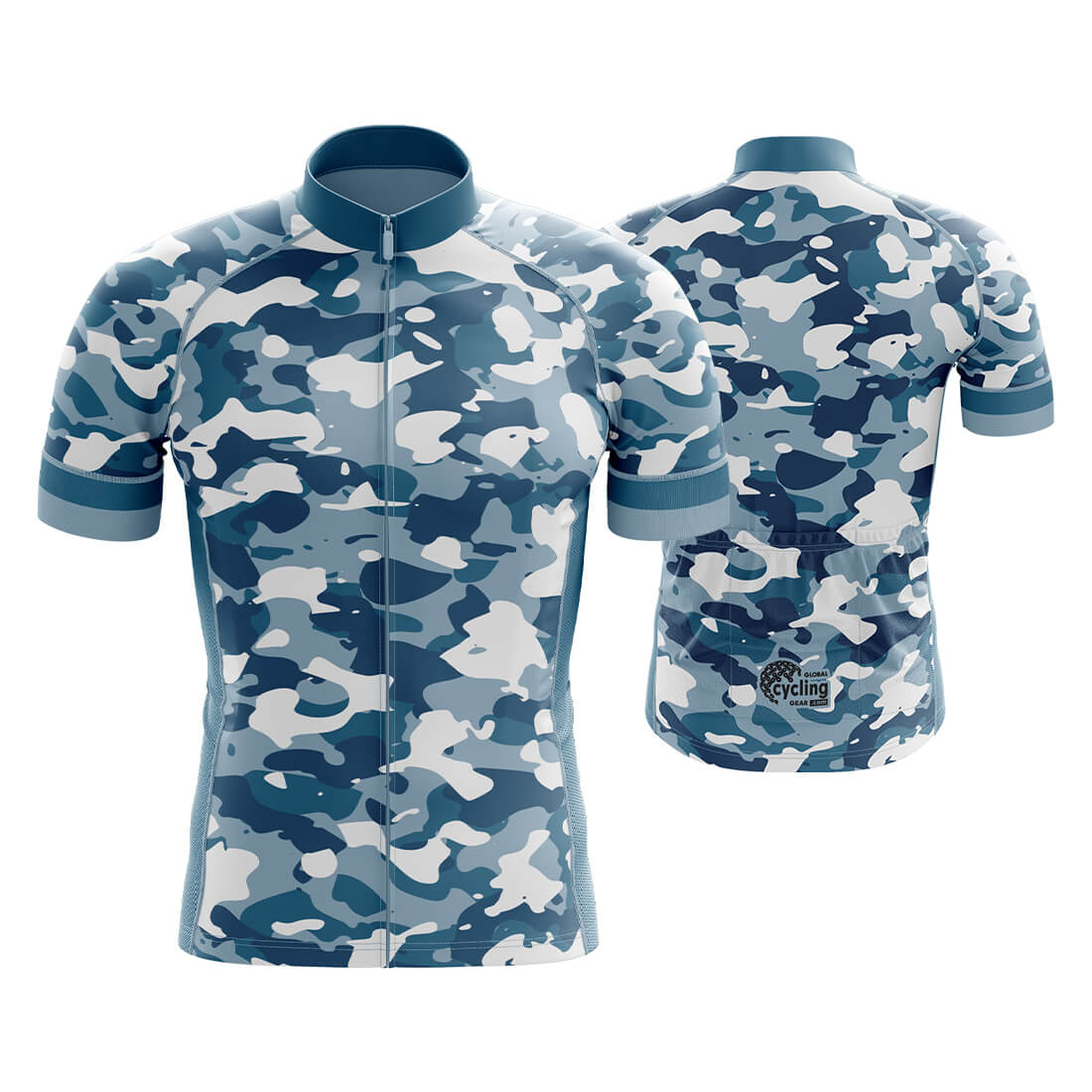 Camo Cycling Jersey for Men