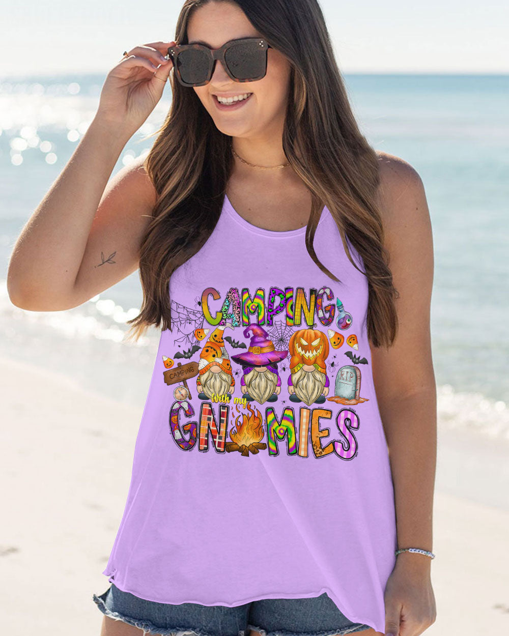 CAMPING WITH MY GNOMIES ALL OVER PRINT - TLTR0708233