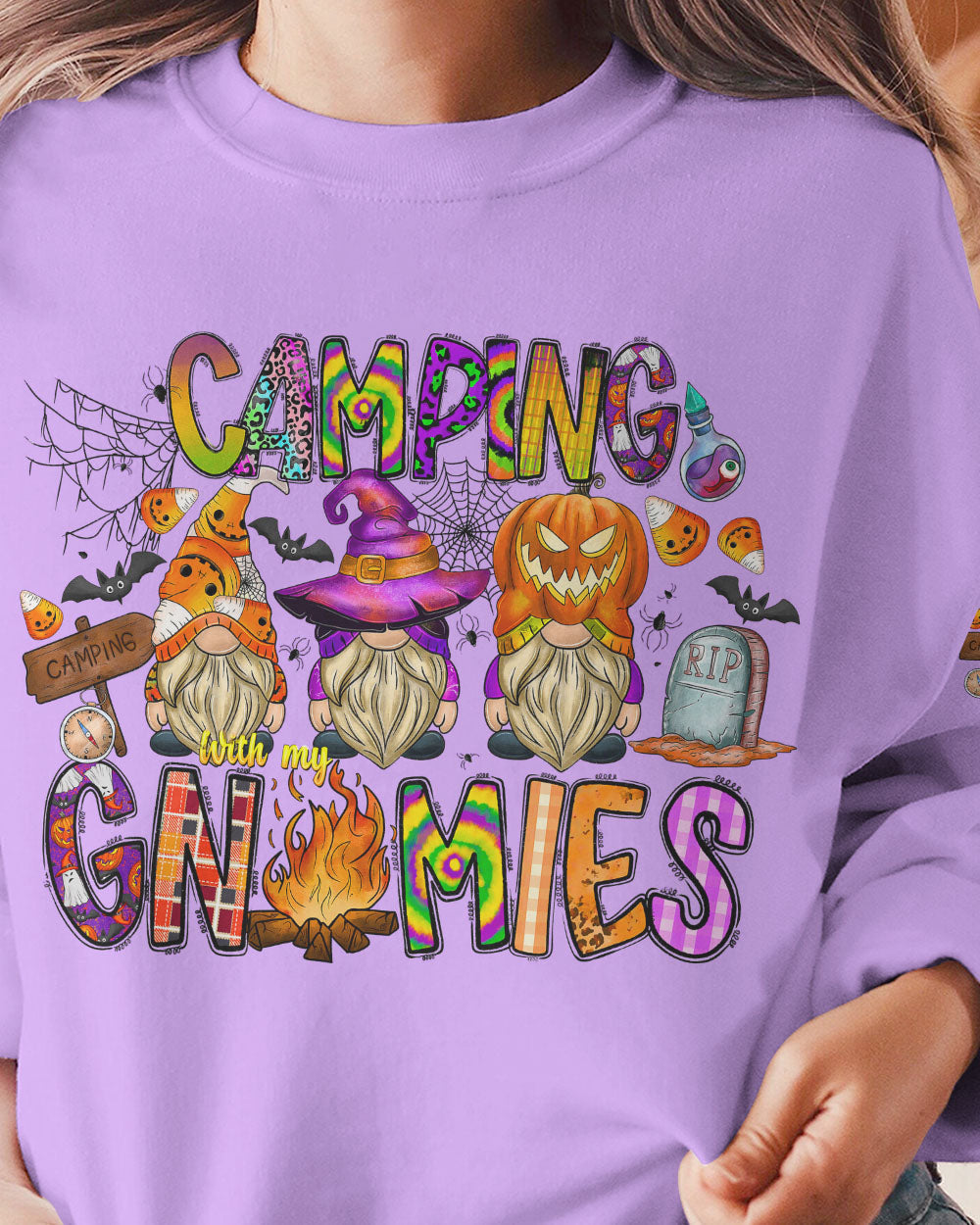 CAMPING WITH MY GNOMIES ALL OVER PRINT - TLTR0708233
